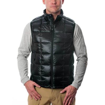 China Breathable Breathable Performance Clothing Men Invest Vest Fill Down Quilted Vest Jacket Wholesale Custom Design for sale