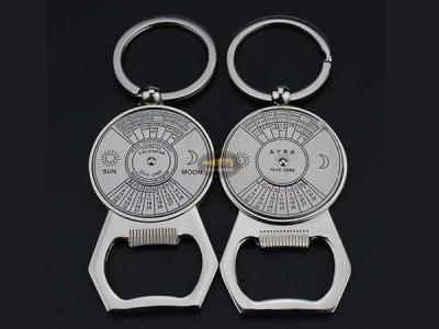 China Cool Zinc Alloy Promotion Gift China Feng Shui Innovative Bottle Opener Keychain Blank Logo Engraved for sale