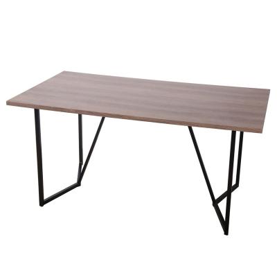 China (Size)New Adjustable Modern MDF With Crossed Metal Legs Coffee Table Tea Table Home And Office for sale