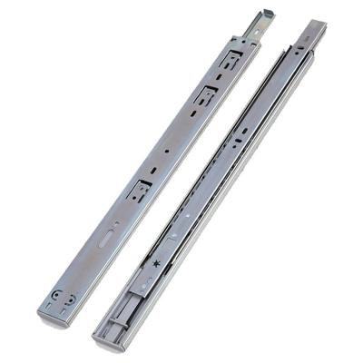 China 3 Fold+Full Extension Cheap Price 45mm 3 Fold Full Drawer Slides Soft Close Push Open Ball Bearing Drawer Slides Suppliers for sale