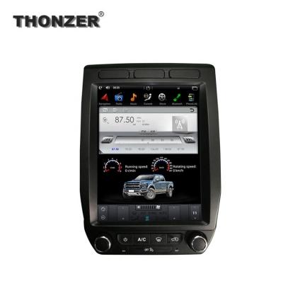 Cina Thonzer Upright Screen For Ford F150 Android 10.0 12.1 Inch Screen Car Radio Upright DVD Player 4G+64G With CANBUS+IPS F150 2015-2019 in vendita