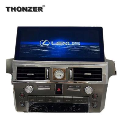 China Thonzer 12.3inch Android GPS Car Radio IPS 2.5D 8Core Car Multimedia Stereo DVD Player For Lexus GX400G X460 2010-2020 à venda