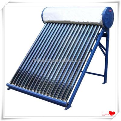 China 2020 energy saving compact non-pressurized solar water heater, best selling low pressure solar water heater price for sale