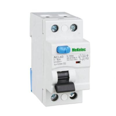 China MEKELEC Low Voltage Modular JVL1-63-K4Residual Current Circuit Breaker RCD/RCCB 6KA 6KA for sale