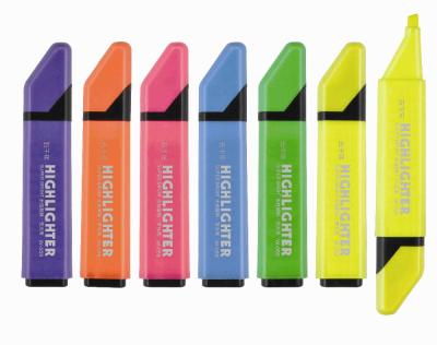 China Office & School Markers WQN Highlighter Bar Pen / Classic Highlighter Pen 6 Color Highlighter Bar for sale