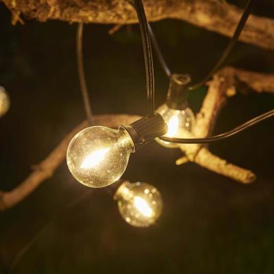 China 2021 Garden Backyard Patio Outdoor Decorative Solar Power Globe G40 Solar Power Solar Power Globe String Light 2021 for sale