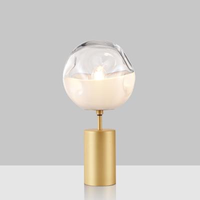 China Modern Home Decor Table Lamp Glass Vase Wishing Vase With Cork Glass Table Lamp for sale