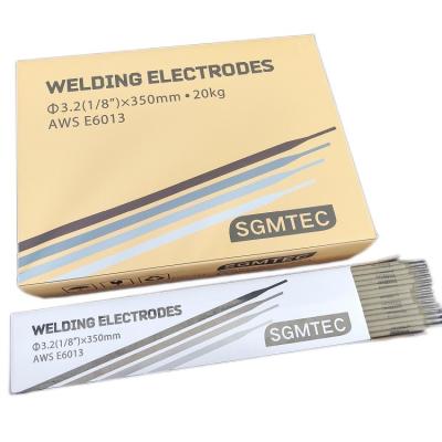 China Steel Structure SGMTEC Welding Electrodes Welding Soldadura 6013 for sale