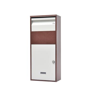 China Wall Mounted Metal Package Galvanized Large Steel Smart Parcel Delivery Drop Mail Letter Box for sale