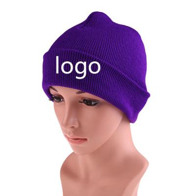 China High Grade COMMON Quality Knitted Beanie With Custom Embroidery for sale