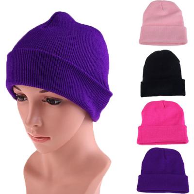 China Warm Embroidery Logo Beanie Cap Custom Made Beanie Wool Winter Knitted Beanie Hat Women First Class Winter COMMON Quality for sale