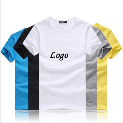 China Anti-Wrinkle Promotion 100% Cotton T-shirt White Men T-shirt Custom Printing for sale