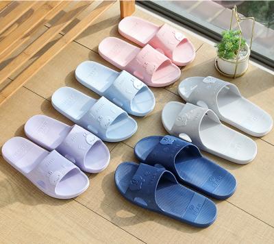 China Anti-odor First Class Quality Flip Flop Plus Size Color Bear Eva Fluffy Slippers for sale