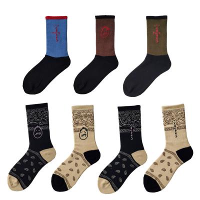 China OEM Customized Logo QUICK DRY Custom Design Black Colorful Mens Cotton Fashion Socks Bamboo Crew Dress Socks Stocking Lot For Men for sale