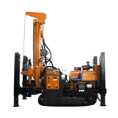 China Borehole 300m Depth Construction Material Stores Water Well Drilling Rig Machine For Sale for sale