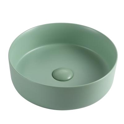 China New Colorful Design Durable Bathroom Above Basin Art Ceramic Basin For Household for sale