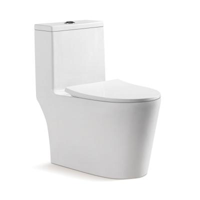 China Double-flow B China Factory Manufacture Modern Design WC Siphonic One Piece Bathroom Sanitary Ware Toilet Home Hotel for sale