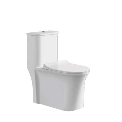 China High Quality White Ceramic One Piece Toilet Sanitary Ware Modern Design Double-Flow B Bathroom WC Home Factory Hotel China for sale