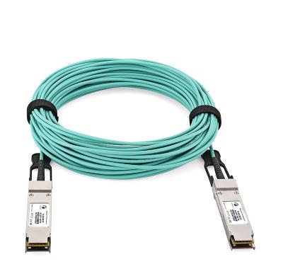 China 40Gbps QSFP+ to QSFP+ AOC Active Optical Cable 20m Ethernet Cable 850nm Fiber Cable TS-A4CM3-1 for sale