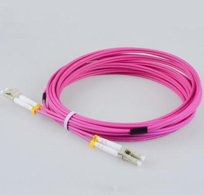 China LSZH OM4 LC-LC Fiber Patch Leads for sale