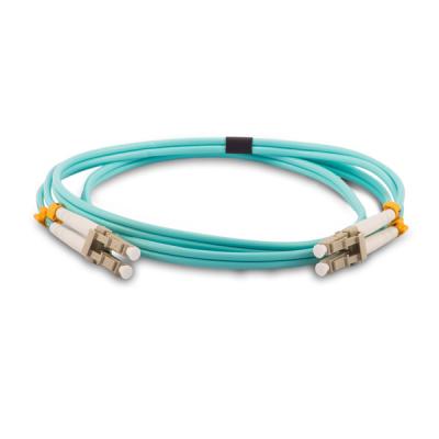 China Duplex LSZH 1m LC-LC OM3 Fiber Patch Lead for sale