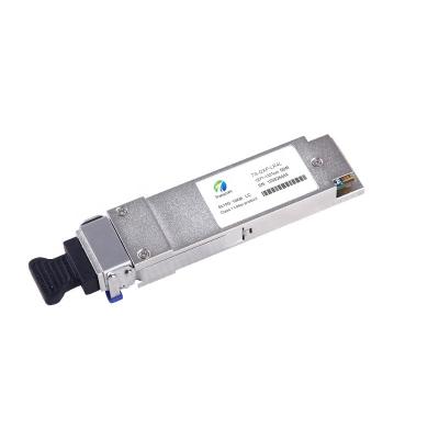 China FTTX 40G QSFP+ LR4 1310nm 10km Dual Singlemode 40G Ethernet Fiber DDM for sale