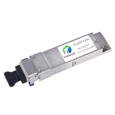 China FTTX Fiber Optic 40Gb QSFP+ LR4 Transceiver 10km Transmitter and 40G QSFP+ LC Receiver Module for sale