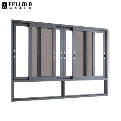 China Swing Aluminum Casement For Home 3 Tracks Sliding Window for sale