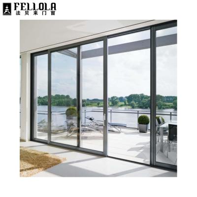 China Modern Aluminum Sliding Door Patio Door Pocket Glass Door for sale