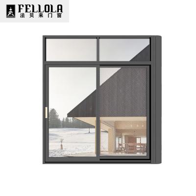 China Aluminum Sliding Windows And Door Hurricane Slip Proof Aluminum Window for sale