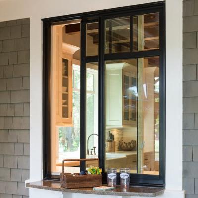 China Sliding Fellola Window Frames High Quality Narrow Aluminum Sliding Glass Windows for sale