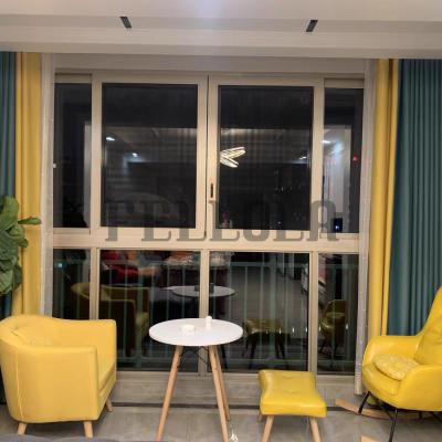 China Aluminum Folding Screen Sliding Window Living Room Glass Floor To Ceiling Window Marine Windows Water Tight Aluminum Sliding Window for sale