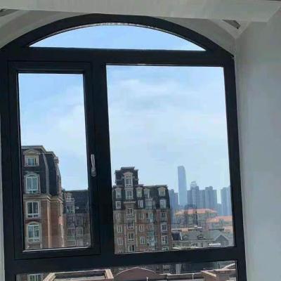 China Swing Aluminum Window With Grille Aluminum Window Frame Parts Aluminum Windows Arch Window for sale