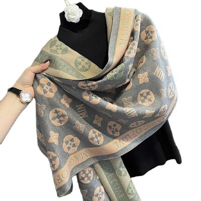 China High Quality Soft Smooth Feeling Winter Vintage Scarf Printing Pattern With Shawl Designer Scarf for sale