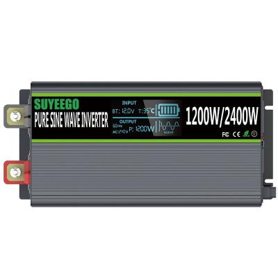 China SUYEEGO Pure Sine Wave Inverter 250 Watt Aluminum Alloy High Frequency Power 1200W Inverter for sale