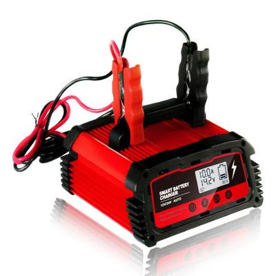 China Solar Power Tool 12v 24v Motorcycle Battery Charger Car Battery Charger for sale