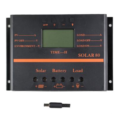 China Solar Controller 80a Controller Inverter Pwm Solar Battery Charging Charger Usb 5v 3a 12v 24v 3a 12v 24v 48v 40a for sale