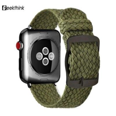 China Breathable Nylon Watch Band For Apple Watch Series 5 Bands 38mm 42mm Sport Loop Strap for sale