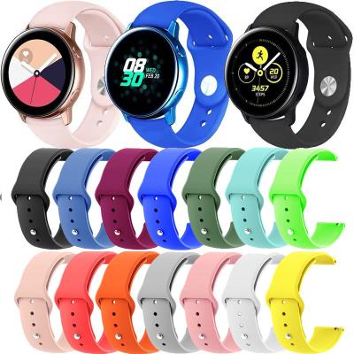 China Waterproof Silicone Sports Band Strap For Samsung Speed ​​S3 Quick Release Watch Band Active 2 Strap Wristband 18mm 20mm 22mm for sale