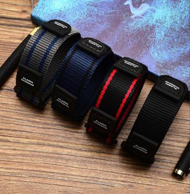 China 18mm 20mm Waterproof Watch Band Sports Strap Hook Loop Nylon Sports Waterproof Watch Band for sale