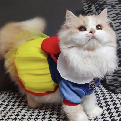 China New Good Viable Wholesale Style Pet Cat and Dog Princess Skirt Pet Cat and Dog Clothes for sale