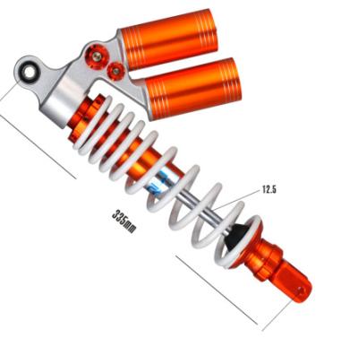 China Motorcycle Scooter Upper Rear Suspension Double Aluminum Alloy 315mm Air Shock Absorber for sale