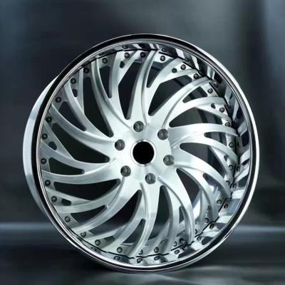 China Customized Luxury Packing Forged Hot Selling 20-26inch Customization Car Alloy Wheel Rims Forged 3 Pieces for sale