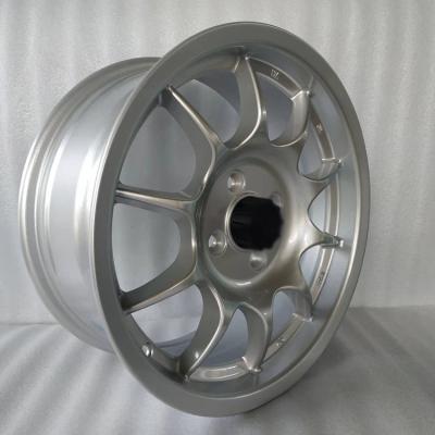 China Customized Luxury Packing Forged 15 Inch 4*100 White Multi Spoke Wire Car Casting Alloy Wheels for sale