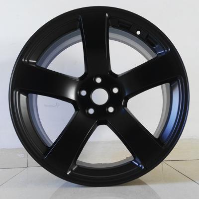 China ALLOY 5 Spoke Black Color PCD 5x115 Car Alloy Wheels 20 Inch for sale