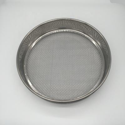 China Plain Weave Stainless Steel 1/2 Mesh 3/4 Diameter 8 Sieve 12 Inch Test Sieve / Lab Test for sale