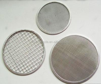 China food & Beverage Plant Custom Sintered Metal Wire Mesh Stainless Steel Porous Filter Disc for sale