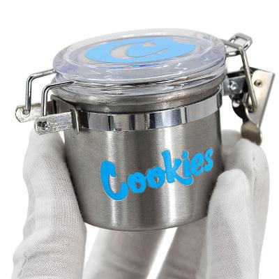 China Airtight Storage Moisture Proof Stainless Steel Cookies Vacuum Storage Tank Airtight Smoking Set Storage Tank for sale