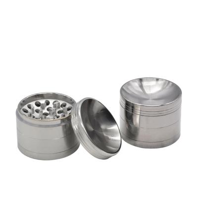 China Custom New Logo Grinder Smoking Accessories Herb Grinders 4 Layer Metal Tobacco Zinc Alloy 56*43mm High Quality for sale