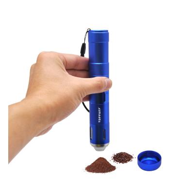 China New Aluminum Alloy Aluminum Alloy Tobacco Grinder USB Electric Dismountable Portable Metal Grinder Smoking Accessories for sale